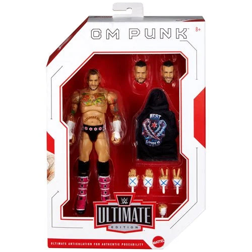 CM Punk WWE Ultimate Edition Wave 27 Action Figure
