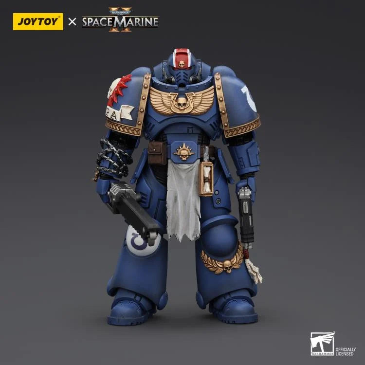 Warhammer 40,000: Space Marine 2 Ultramarines Lieutenant Titus 1/18 Scale Action Figure