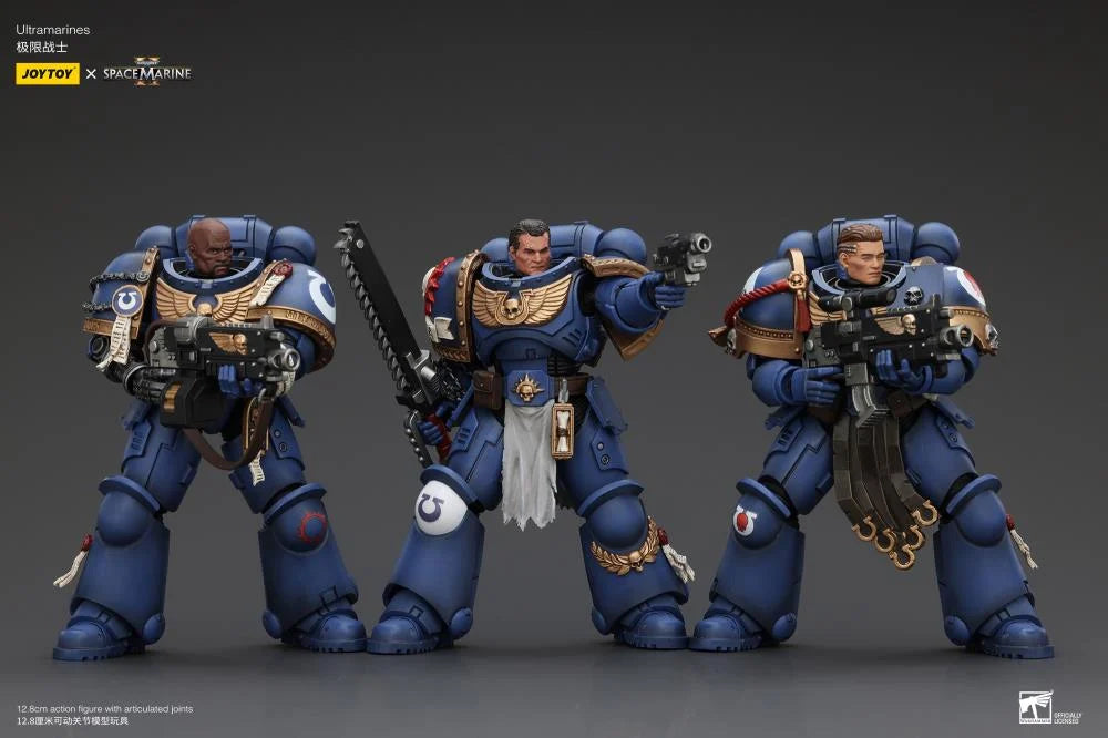 Warhammer 40,000: Space Marine 2 Ultramarines Lieutenant Titus 1/18 Scale Action Figure