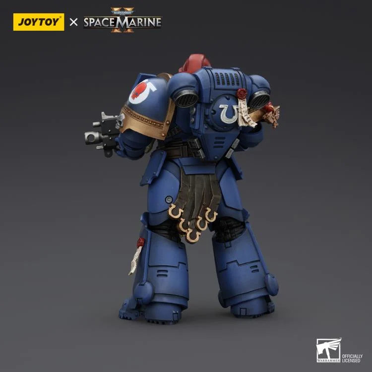 Warhammer 40,000: Space Marine 2 Ultramarines Sergeant Gadriel 1/18 Scale Action Figure