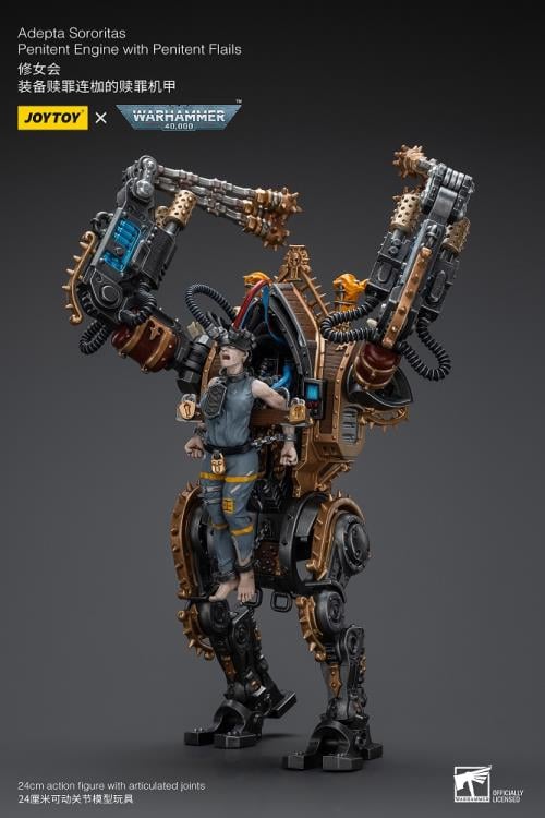 Warhammer 40K Adepta Soroitas Penitent Engine with Penitent Flails 1/18 Scale Action Figure