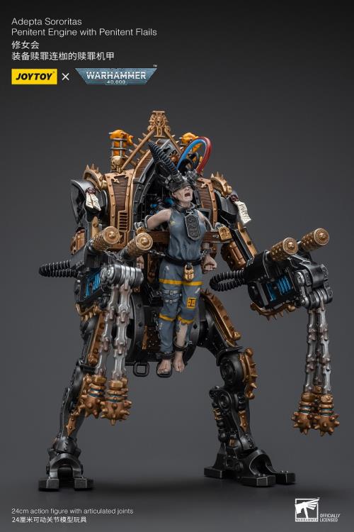 Warhammer 40K Adepta Soroitas Penitent Engine with Penitent Flails 1/18 Scale Action Figure