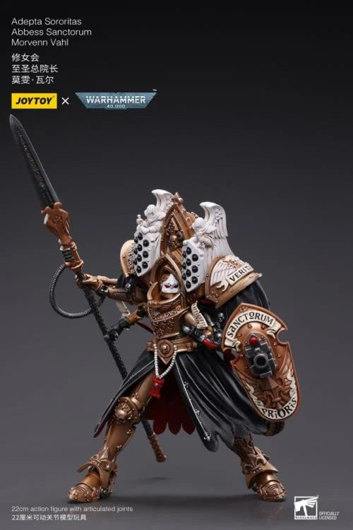 Warhammer 40K Adepta Sororitas Abbess Sanctorum Morvenn Vahl 1/18 Scale Action Figure