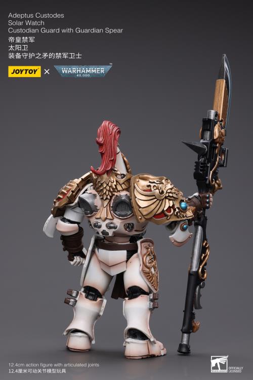 Warhammer 40K Adeptus Custodes Solar Watch Custodian Guard with Guardian Spear 1/18 Scale Action Figure