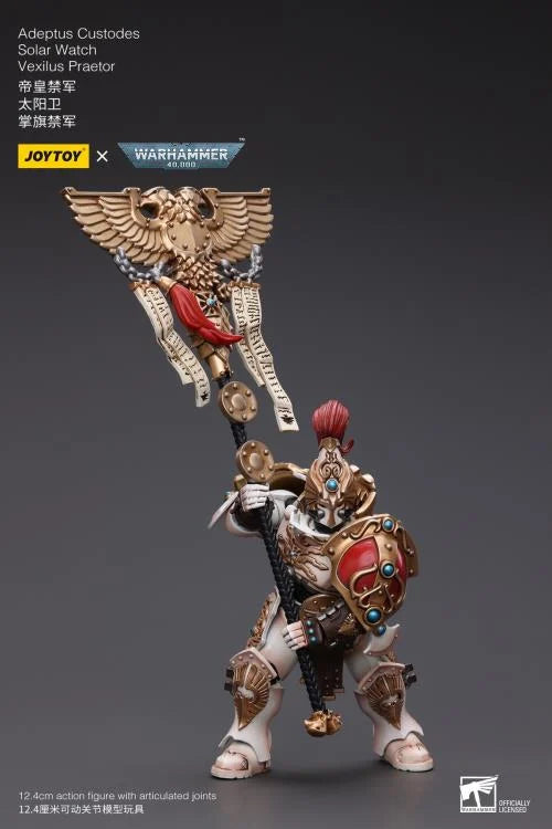 Warhammer 40K Adeptus Custodes Solar Watch Vexilus Praetor 1/18 Scale Action Figure