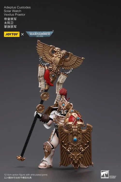 Warhammer 40K Adeptus Custodes Solar Watch Vexilus Praetor 1/18 Scale Action Figure