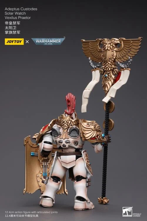 Warhammer 40K Adeptus Custodes Solar Watch Vexilus Praetor 1/18 Scale Action Figure