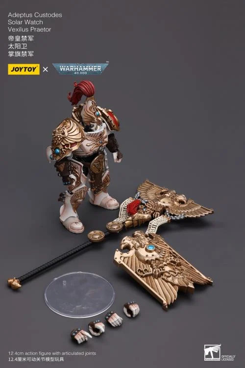 Warhammer 40K Adeptus Custodes Solar Watch Vexilus Praetor 1/18 Scale Action Figure