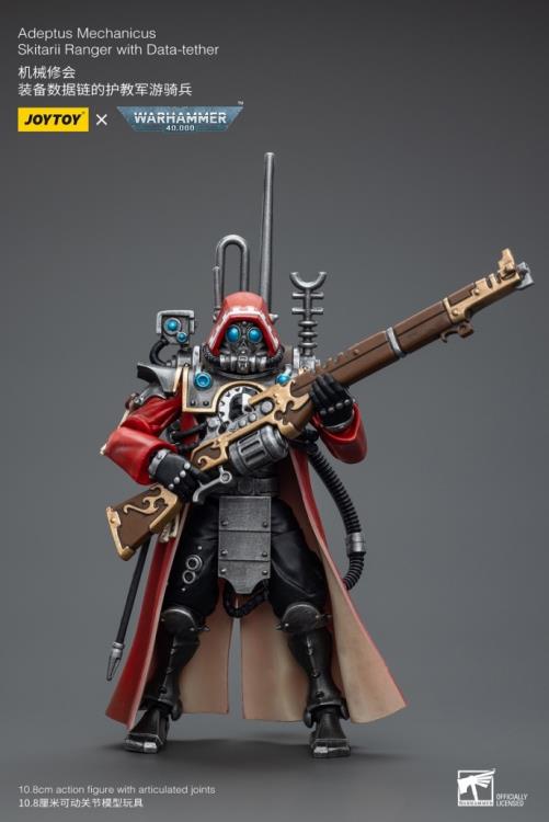 Warhammer 40K Adeptus Mechanicus Skitarii Ranger with Data-Tether 1/18 Scale Action Figure