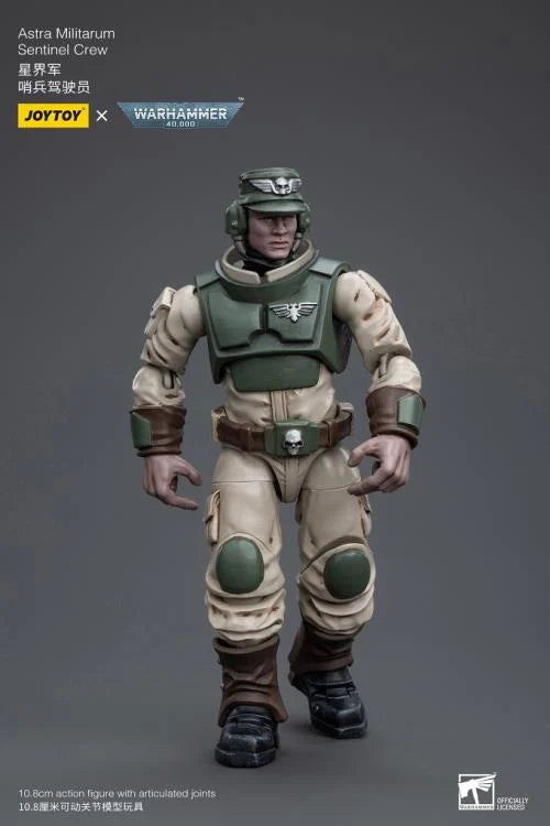 Warhammer 40K Astra Militarum Cadian Armoured Sentinel 1/18 Scale Action Figure