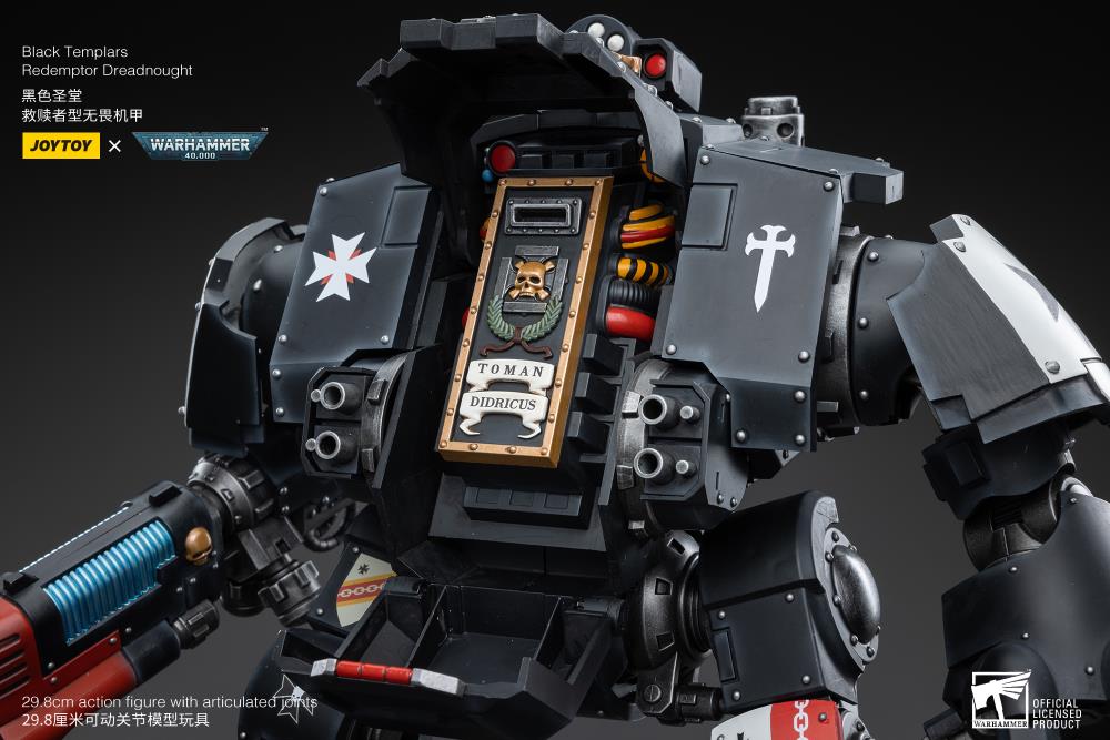 Warhammer 40K Black Templars Redemptor Dreadnought 1/18 Scale Action Figure