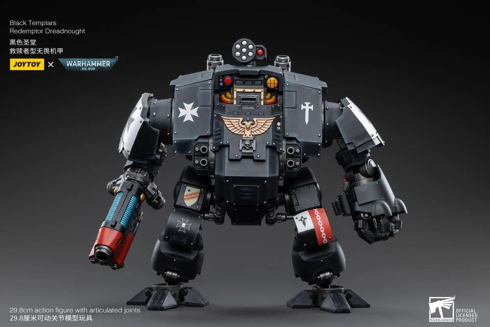 Warhammer 40K Black Templars Redemptor Dreadnought 1/18 Scale Action Figure