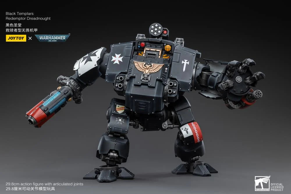 Warhammer 40K Black Templars Redemptor Dreadnought 1/18 Scale Action Figure