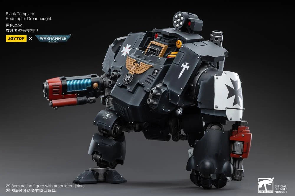Warhammer 40K Black Templars Redemptor Dreadnought 1/18 Scale Action Figure