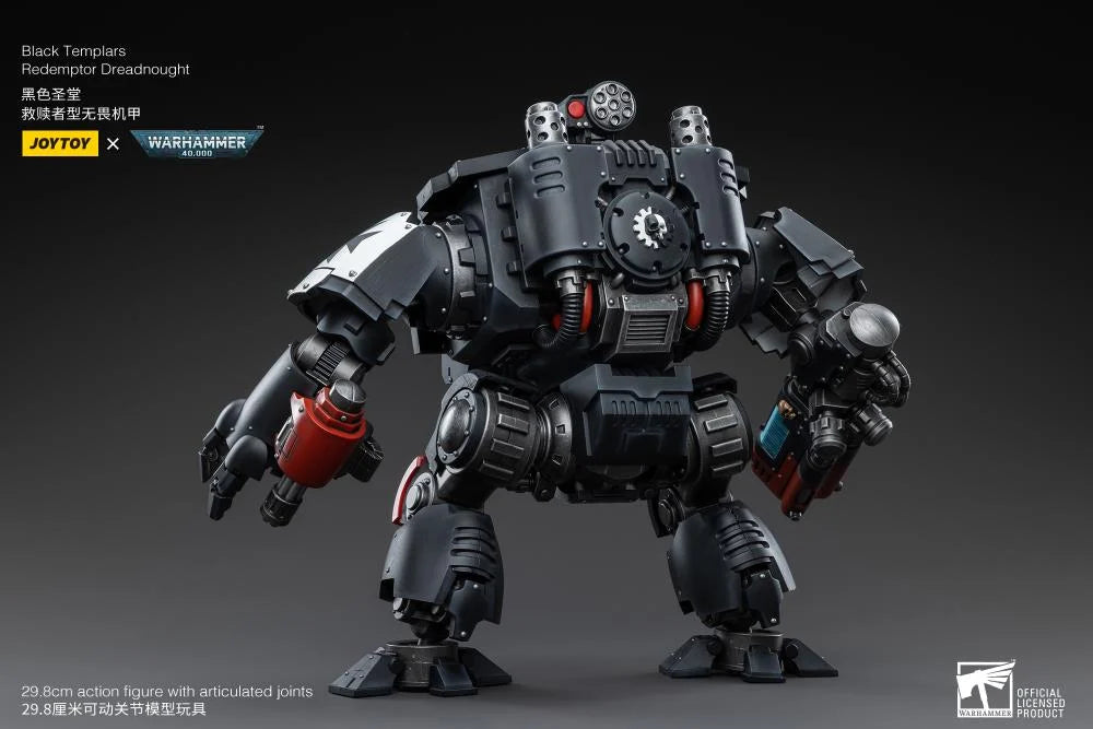 Warhammer 40K Black Templars Redemptor Dreadnought 1/18 Scale Action Figure