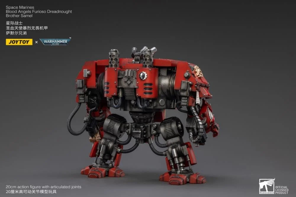 Warhammer 40K Blood Angels Furioso Dreadnought Brother Samel 1/18 Scale Figure