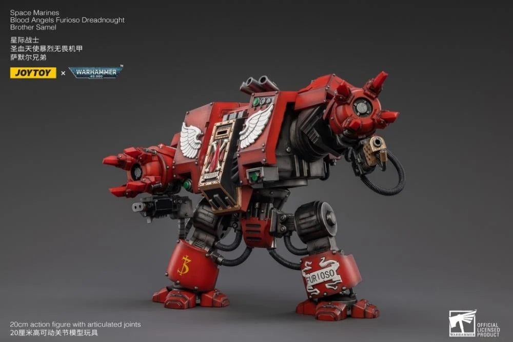 Warhammer 40K Blood Angels Furioso Dreadnought Brother Samel 1/18 Scale Figure