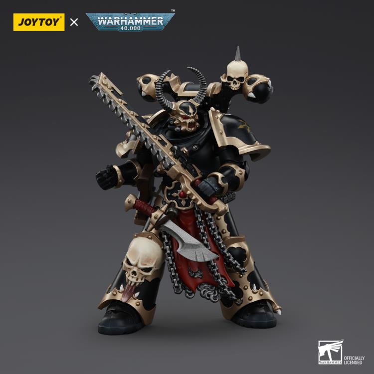 Warhammer 40K Chaos Space Marines Black Legion Chosen with Combi-Weapon and Chainsword 1/18 Scale Action Figure