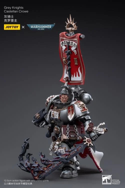 Warhammer 40K Grey Knights Castellan Crowe 1/18 Scale Action Figure