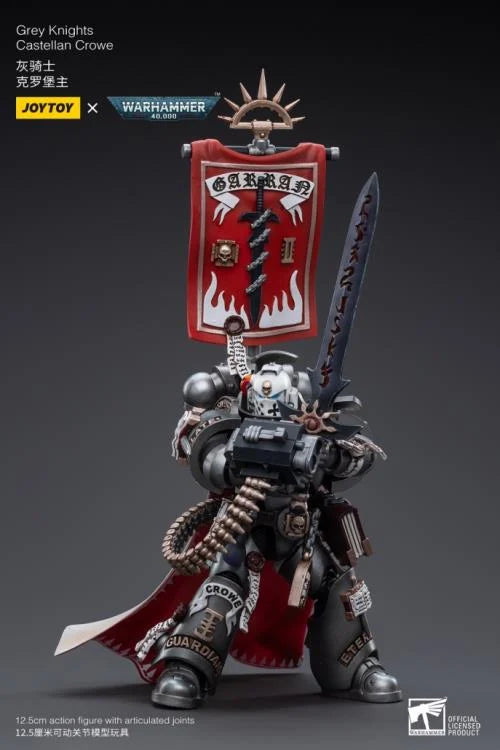 Warhammer 40K Grey Knights Castellan Crowe 1/18 Scale Action Figure