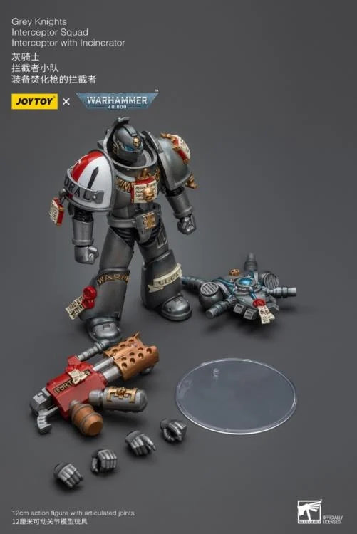 Interceptor Squad Interceptor with Incinerator Warhammer 40K Grey Knights 1/18 Scale Action Figure