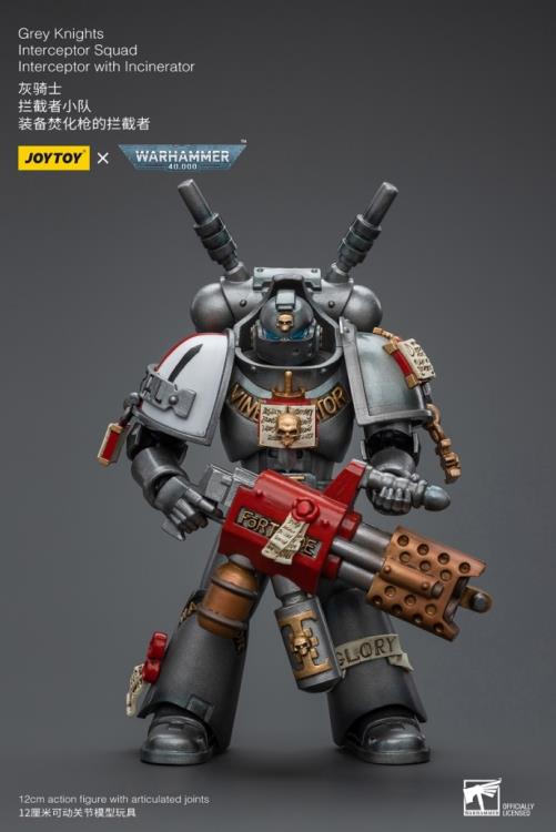 Interceptor Squad Interceptor with Incinerator Warhammer 40K Grey Knights 1/18 Scale Action Figure