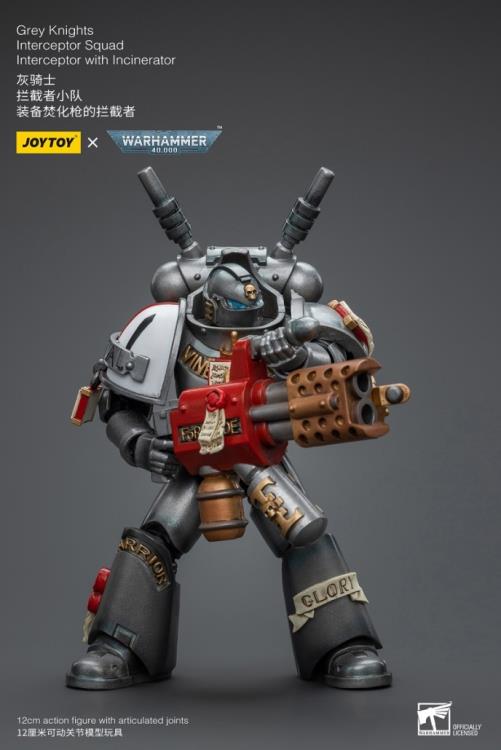 Interceptor Squad Interceptor with Incinerator Warhammer 40K Grey Knights 1/18 Scale Action Figure
