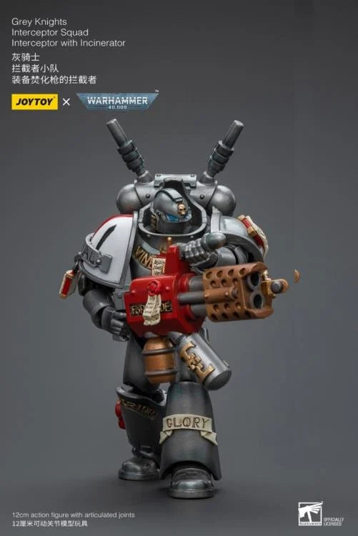 Interceptor Squad Interceptor with Incinerator Warhammer 40K Grey Knights 1/18 Scale Action Figure