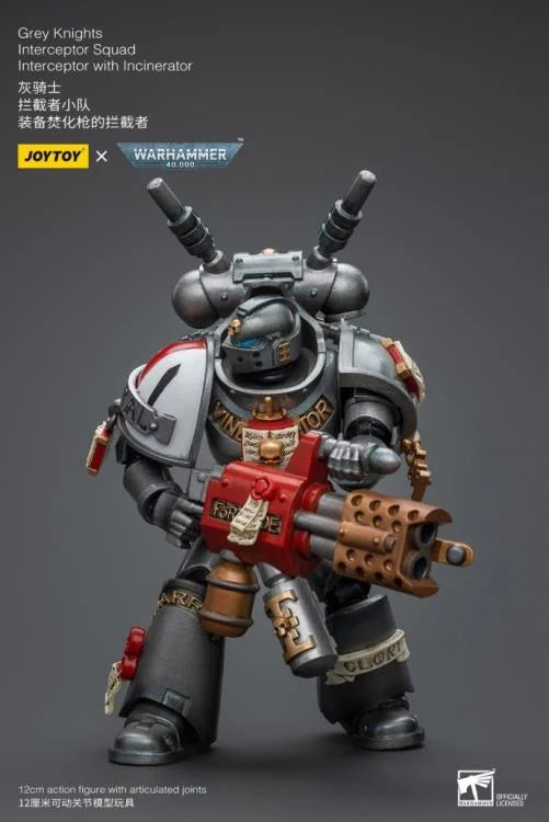 Interceptor Squad Interceptor with Incinerator Warhammer 40K Grey Knights 1/18 Scale Action Figure