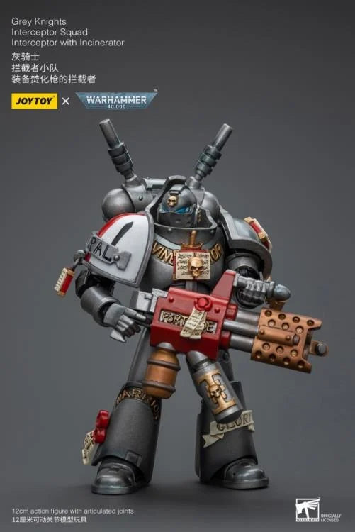 Interceptor Squad Interceptor with Incinerator Warhammer 40K Grey Knights 1/18 Scale Action Figure