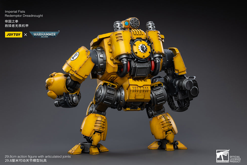 Warhammer 40K Imperial Fists Redemptor Dreadnought 1/18 Scale Figure