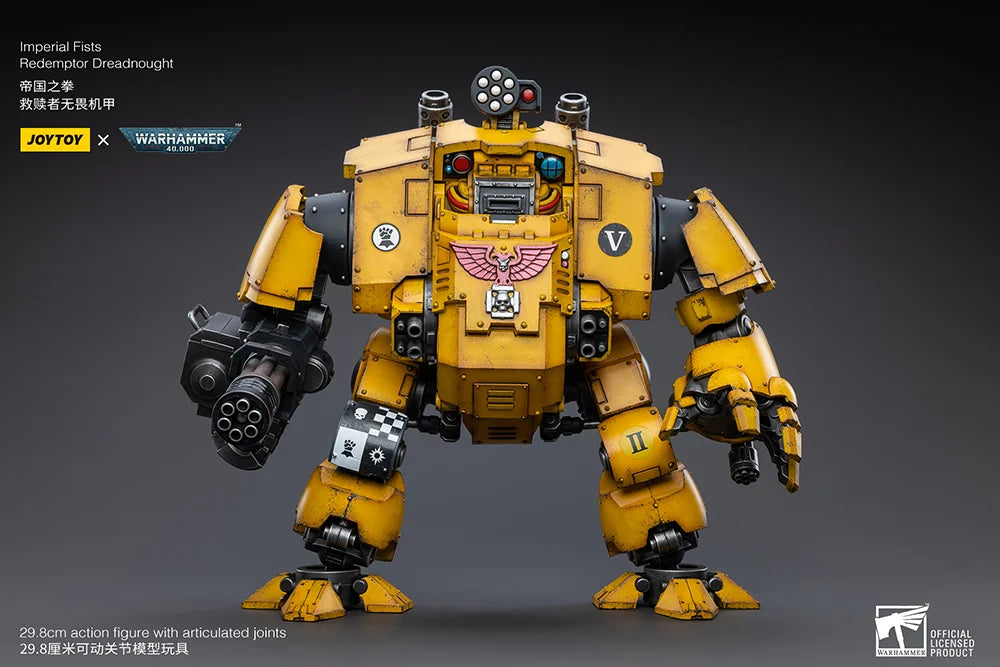 Warhammer 40K Imperial Fists Redemptor Dreadnought 1/18 Scale Figure