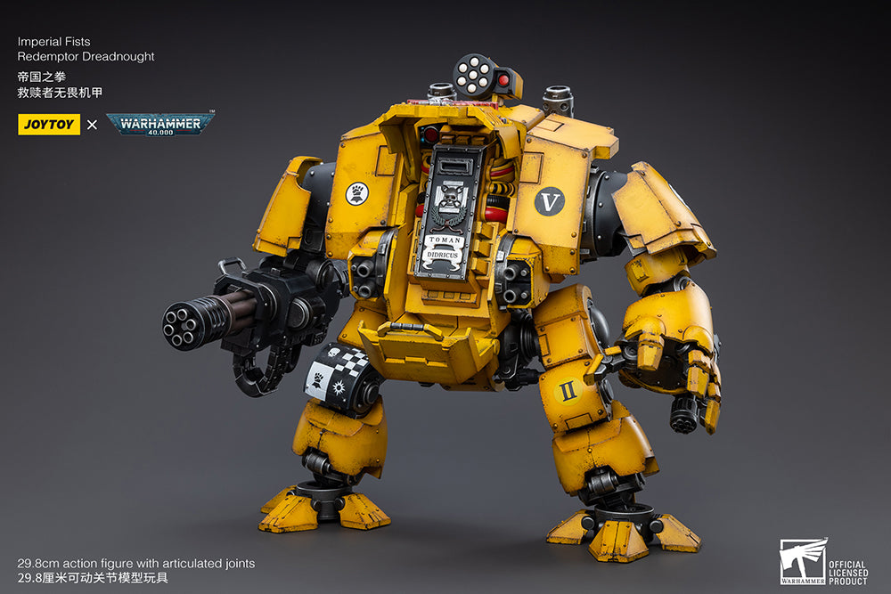 Warhammer 40K Imperial Fists Redemptor Dreadnought 1/18 Scale Figure