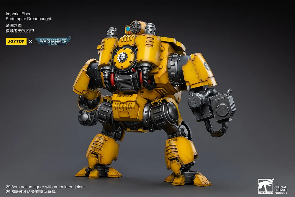 Warhammer 40K Imperial Fists Redemptor Dreadnought 1/18 Scale Figure