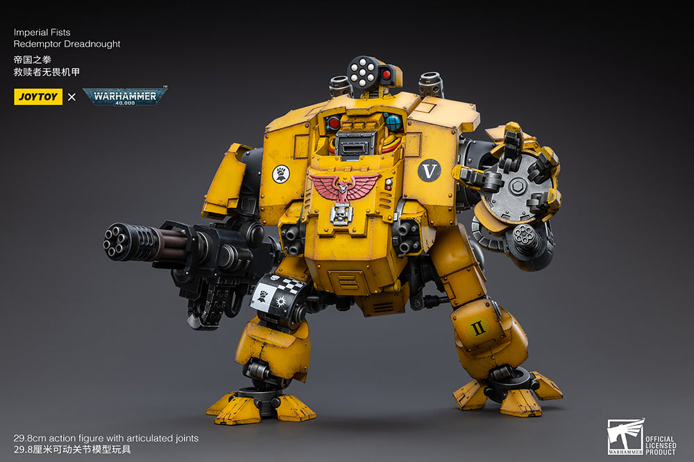 Warhammer 40K Imperial Fists Redemptor Dreadnought 1/18 Scale Figure