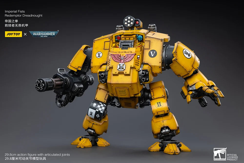 Warhammer 40K Imperial Fists Redemptor Dreadnought 1/18 Scale Figure