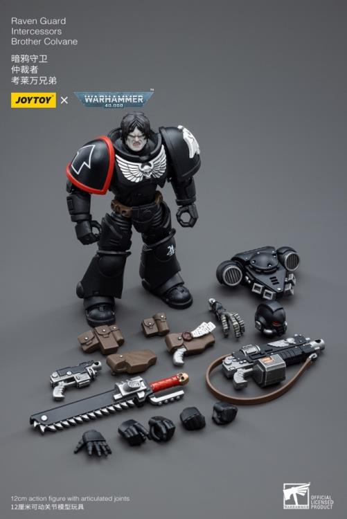 Warhammer 40K Raven Guard Intercessors Brother Colvane 1/18 Scale Figure