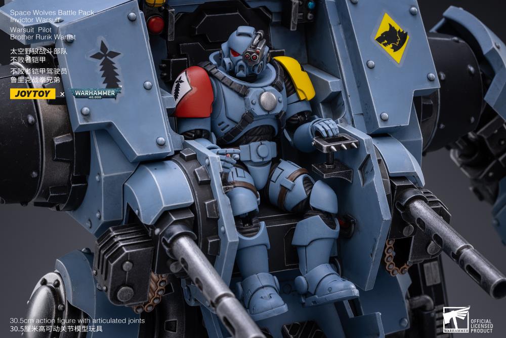Warhammer 40K Space Wolves Invictor Warsuit 1/18 Scale Mecha Figure Set