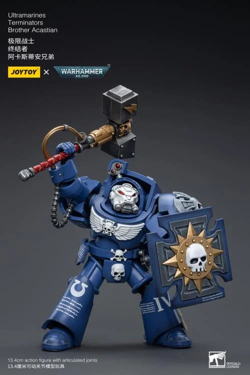 Warhammer 40K Ultramarines Terminators Brother Acastian 1/18 Scale Action Figure