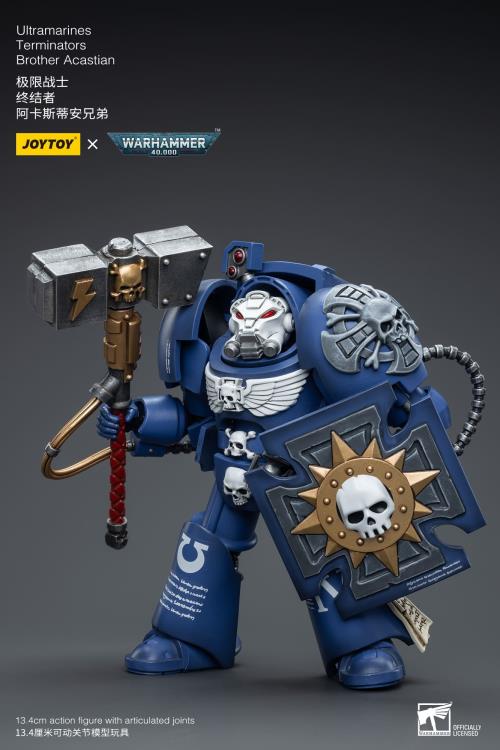 Warhammer 40K Ultramarines Terminators Brother Acastian 1/18 Scale Action Figure