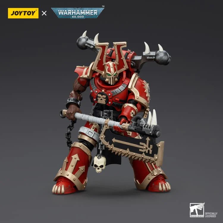 Khorne Berzerker Eviscerator Chainaxe Warhammer 40K World Eaters 1/18 Scale Action Figure