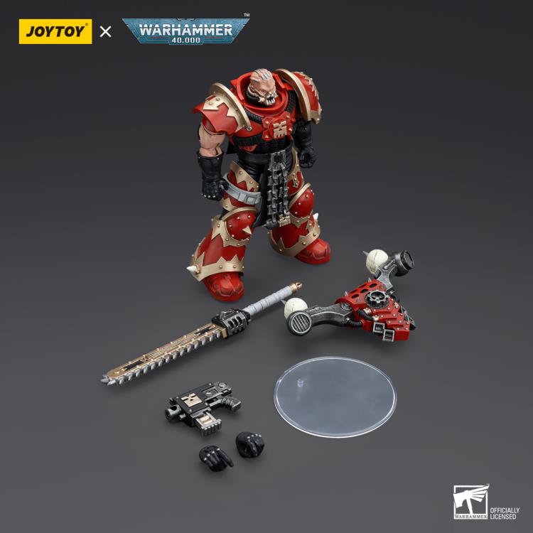 Khorne Berzerker Eviscerator Chainsword Warhammer 40K World Eaters 1/18 Scale Action Figure