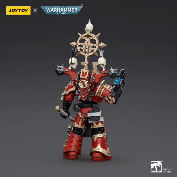 Khorne Berzerker with Berzerker Icon Warhammer 40K World Eaters 1/18 Scale Action Figure
