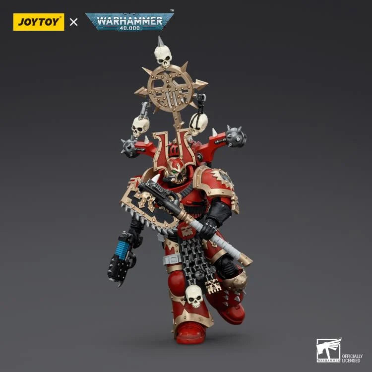 Khorne Berzerker with Berzerker Icon Warhammer 40K World Eaters 1/18 Scale Action Figure