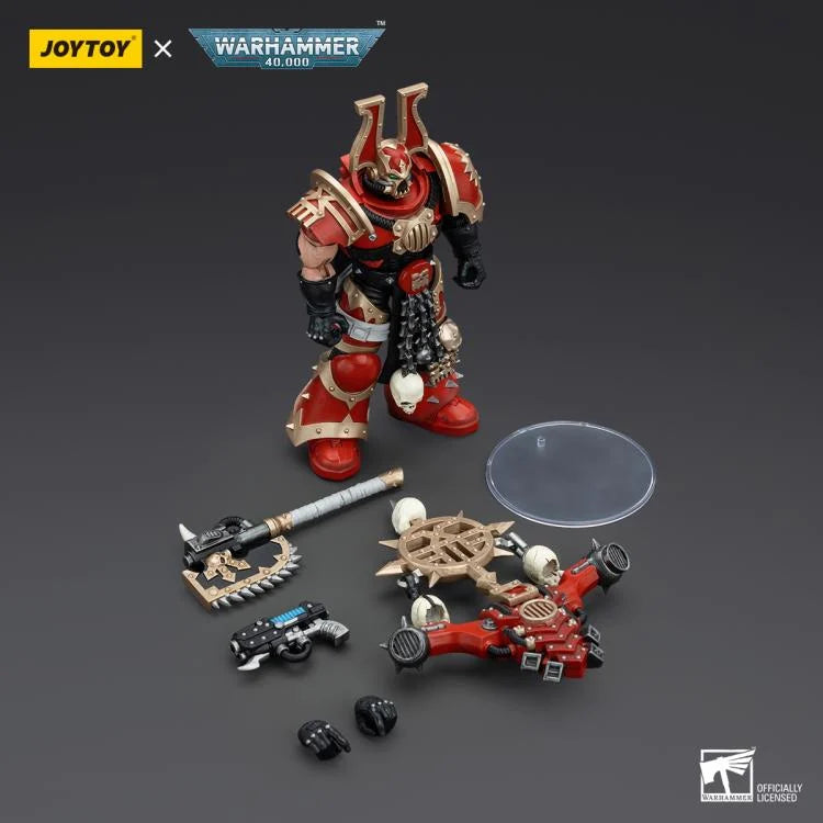 Khorne Berzerker with Berzerker Icon Warhammer 40K World Eaters 1/18 Scale Action Figure