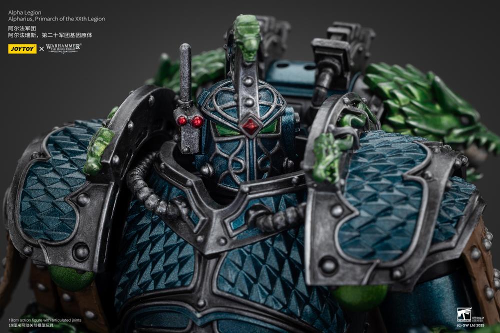 Alpharius, Primarch of the XXth Legion Warhammer: The Horus Heresy Alpha Legion 1/18 Scale Action Figure