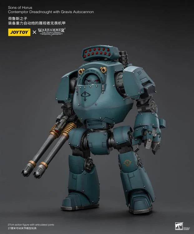 Contemptor Dreadnought with Gravis Autocannon Warhammer: The Horus Heresy Sons of Horus 1/18 Scale Action Figure