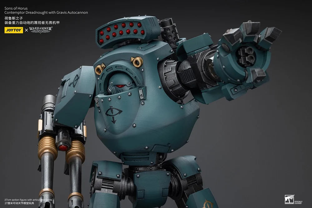 Contemptor Dreadnought with Gravis Autocannon Warhammer: The Horus Heresy Sons of Horus 1/18 Scale Action Figure