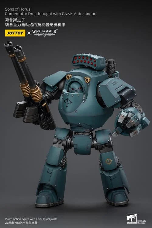Contemptor Dreadnought with Gravis Autocannon Warhammer: The Horus Heresy Sons of Horus 1/18 Scale Action Figure
