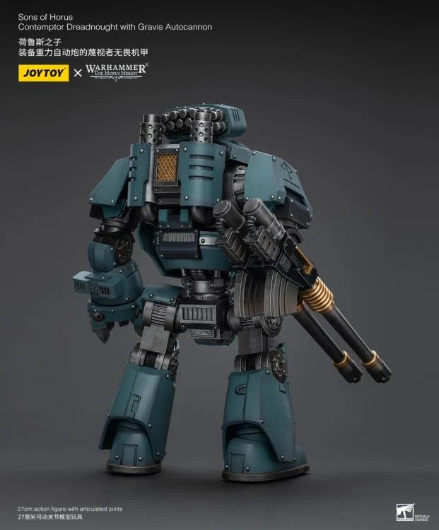 Contemptor Dreadnought with Gravis Autocannon Warhammer: The Horus Heresy Sons of Horus 1/18 Scale Action Figure